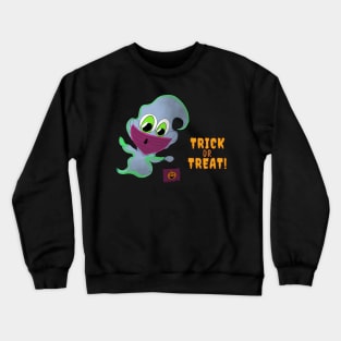 Trick Or Treating Ghost Crewneck Sweatshirt